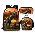 thumbnail image 1 of DOUBLEPING Niños Adolescente Jurassic World Mochila Dinosaurio Bolsa Escolar De Almuerzo Para Estuche Para Lápices Combo, 1 of 3