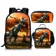 thumbnail image 3 of DOUBLEPING Niños Adolescente Jurassic World Mochila Dinosaurio Bolsa Escolar De Almuerzo Para Estuche Para Lápices Combo, 3 of 4