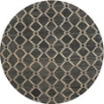 thumbnail image 1 of Ahgly Company Machine Washable Indoor Round Contemporary Khaki Green Area Rugs, 4' Round, 1 of 7