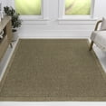 thumbnail image 3 of JONATHAN Y Maxine Easy Jute Contemporary Border Boho Fine Rib Weave Brown 3 ft. x 5 ft. Indoor/Outdoor Area Rug, 3 of 7