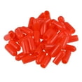thumbnail image 4 of 80pcs 4.5mm Round Red Vinyl End Cap Screw Thread Protectors Rubber Cover Caps, 4 of 4