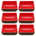 thumbnail image 1 of 6 platos de melamina para condimentos, platos cuadrados para salsa, platos para salsa de soja y platos para condimentos., 1 of 8