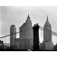thumbnail image 2 of Pica, Jeff 18x15 White Modern Wood Framed Museum Art Print Titled - Bridges of NYC VI, 2 of 4