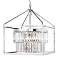 thumbnail image 1 of Golden Lighting 2247-5 CH-CH 18 in. Paris 5 Light Chrome Pendant Ceiling Light, 1 of 4