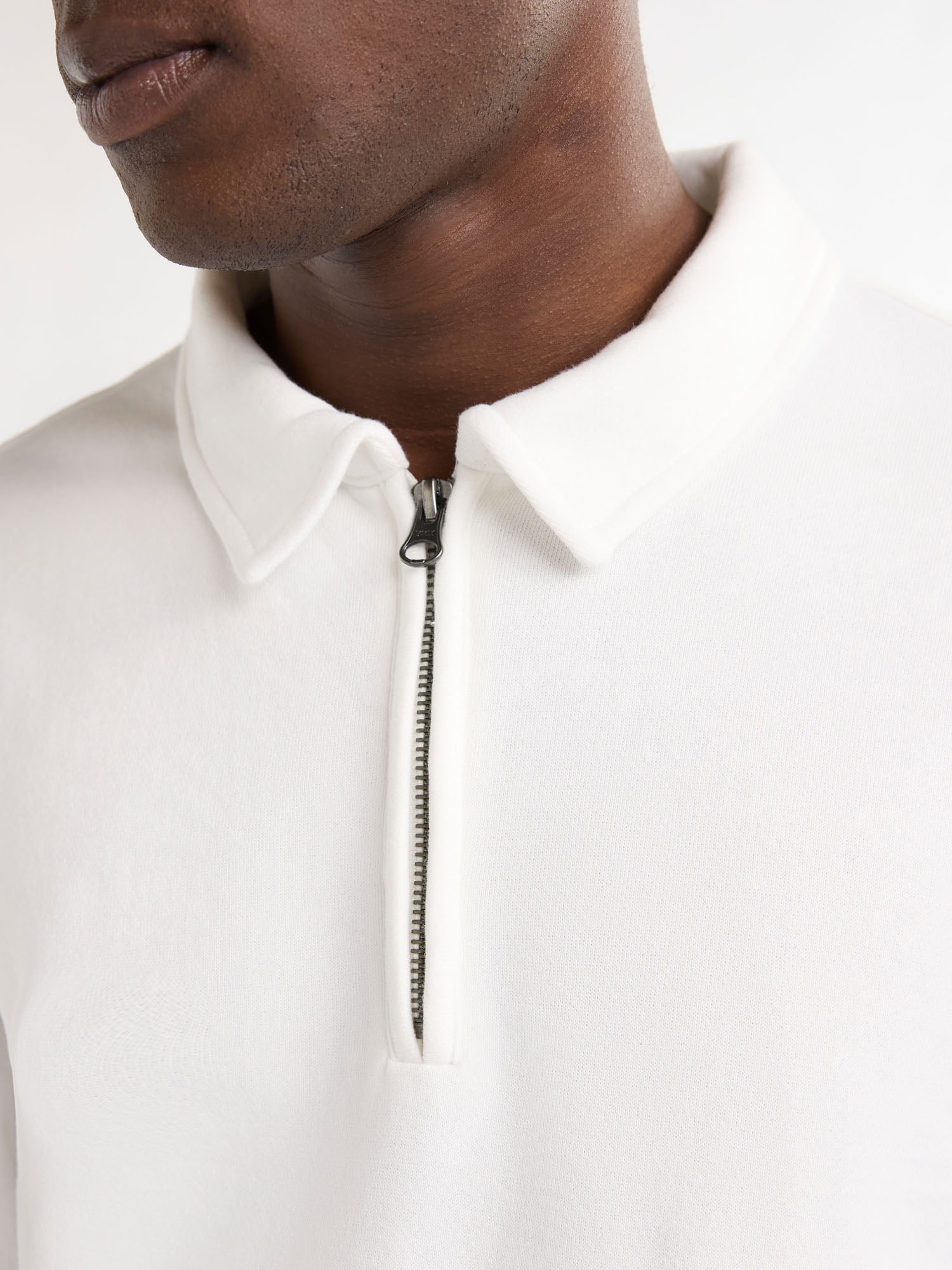 Free Assembly Men's Quarter Zip Fleece Pullover with Long Sleeves, Sizes XS-3XL