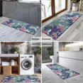 thumbnail image 2 of Pioneer Flower Floral Print Pattern Kitchen Rug Mat,Kitchen Runner Rugs Non Skid Washable,Decorative Kitchen Floor Mats for Kitchen,Sink,Laundry,17"X47", 2 of 5