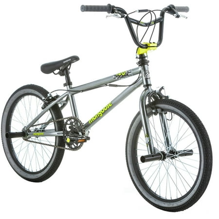 20" Mongoose Mode 100 Boys' Bike, Gray/Yellow