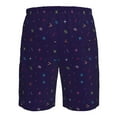 thumbnail image 6 of Kll Mathematical Symbols Men'S Casual Summer Beach Shorts Hawaiian Shorts With Pockets-X-Large, 6 of 9