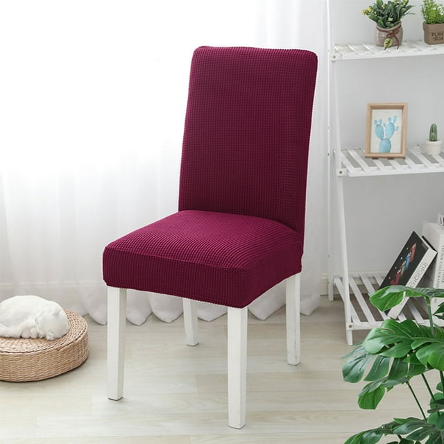 TFixol Premium Stretch Fleece Dining Chair Covers - All-Season, Durable, and Stylish for Home, Office, or Restaurant Use - Available in Multiple Sizes and Colors