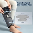 thumbnail image 2 of CINCOM Calf Massager for Circulation & Pain Relief, Leg Compression Massager with 3 Modes, 3 Intensities & Auto-Off Timer, Air Pressure Massager for Restless Legs Syndrome, FSA Eligible, 2 of 9