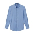thumbnail image 4 of Devon & Jones DG536 Men's CrownLux Performance Gingham Dress Shirt-French Blue/ White-4XL, 4 of 6