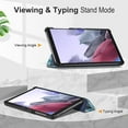 thumbnail image 3 of Fintie Slim Case for Samsung Galaxy Tab A7 Lite 8.7 inch 2021 Model (SM-T220/T225/T227), Ultra Thin Lightweight Hard Back Shell Tri-Fold Stand Cover, Sandy Wave, 3 of 8