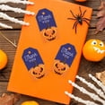 thumbnail image 3 of Koyal Wholesale 100-Pk Pumpkin Fe Halloween Gift Tags With String, Favor Bag Tags Halloween Decorations 2 x 3.75 inch, 3 of 5