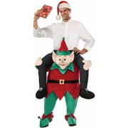 Funny Myself On An Elf Adult Men Women Costume Christmas Ride On A Mascot Parade