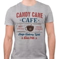 thumbnail image 2 of Candy Cane Cafe Shirt Unisex Medium Grey, 2 of 5