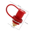thumbnail image 2 of NUOLUX Kit De Terminales De Batería Rojo Para Automóvil Con Adaptador Lateral Y Carga Eficiente, 2 of 6