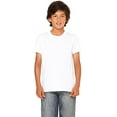 thumbnail image 1 of Bella + Canvas T-Shirt à Manches Courtes pour Jeunes - Blanc - L, 1 of 1