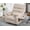 Beige Chenille, variant on Beige Recliner Chair for Elderly,Tall and Big Man 400lbs, Chenille,Power Lift, Lay Flat, Stand Up, Wireless Charging Device, Extended Footrest, Massage Heat, Cup Holder, Lumbar Pillow