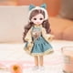 thumbnail image 5 of Muñecas BJD para niñas Lindas muñecas flexibles BJD Preciosos pantalones de 20 cm de 8 pulgadas Cabello purpura Fanmusic Muñecas BJD para niñas, 5 of 6