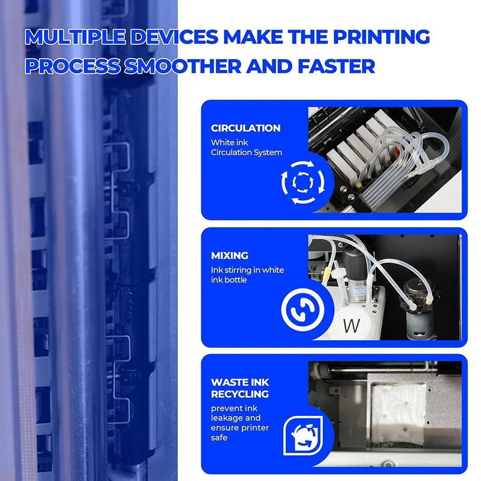 Punehod DTF Printer A3+ R1390 DTF Printing Kit with Oven
