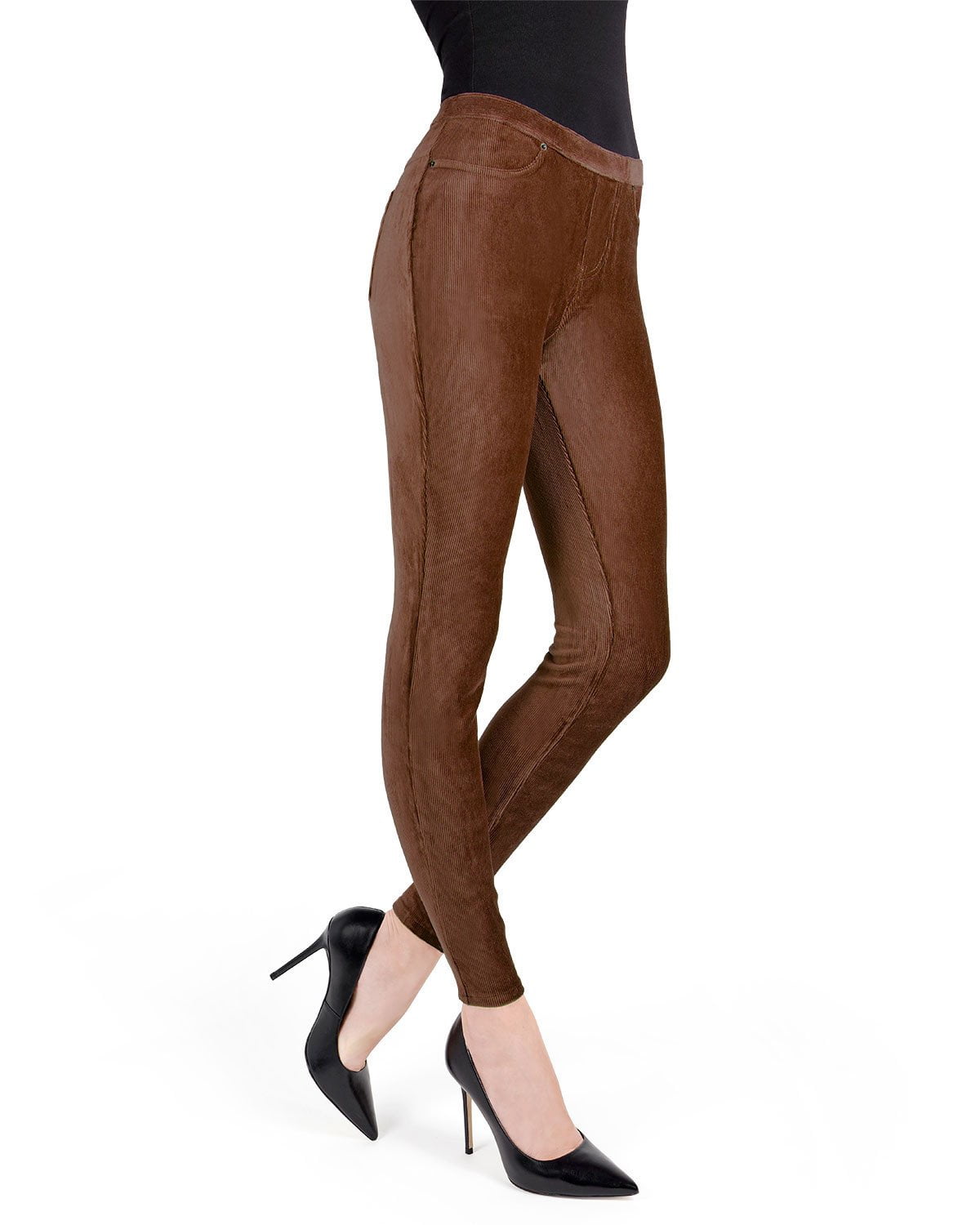 MeMoi memoi thinrib stretch corduroy leggings women's premium