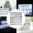 thumbnail image 2 of 312pcs Extra Letters For My Cinematic Light Box (Black Lowercase&Black 2 of 14