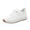 White, variant on Willtoo Women’s Orthopedic Dress Shoes Knit Mesh Lace Up Walking Sneakers with Arch Support, Lightweight Breathable Low Top Casual Shoes, Fashion Comfort Daily Footwear