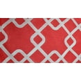 thumbnail image 3 of Pop Fashion Women's Scarf with Zipper Pocket & Pattern Print Interlocking Chain Square (Coral), 3 of 7