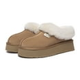 thumbnail image 4 of EVER AU Women Topknot Leather Slippers - Chestnut, 4 of 11
