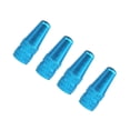 thumbnail image 2 of 4 tapas de válvula para neumáticos de bicicleta, cubiertas antipolvo, adaptador de válvula de aleación de aluminio. azul, 2 of 9