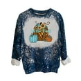 thumbnail image 2 of Mode Jour de L'action de Grâce Manches Longues Femmes Sweat-Shirts Imprimés, 2 of 6