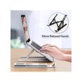 thumbnail image 1 of 1pc/3pcs Laptop Stand, Single Fork Folding Lifting Cooling Base Desktop, Tablet Portable Stand Compatible With All Laptop ABS Materials, Height Adjust, 1 of 5