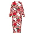 thumbnail image 3 of Hello Kitty Hooded Union Suit Pajama Soft Comfy PJs Sleepwear, 3 of 7