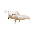 thumbnail image 2 of Meridian Furniture Ventura Cream Polyester Fabric King Bed, 2 of 6