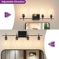 thumbnail image 2 of Dextrus 4-Light Vanity Light, Illuminating Spaces with Elegance, Crafted Charm, and Vintage Appeal, Ensuring Dependable Quality, 2 of 4