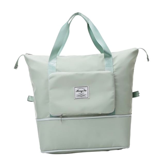 Bolsa de viaje plegable Sunnimix de lona verde para Adultos