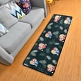 thumbnail image 3 of SKYSONIC 2'X6' Santa Sloth Runner Rug with Rubber Backing, Christmas Red Hat Non Slip Entryway Rug Runner Washable Soft Area Rug Carpet for Hallway Bedroom Kitchen Decor, 3 of 6