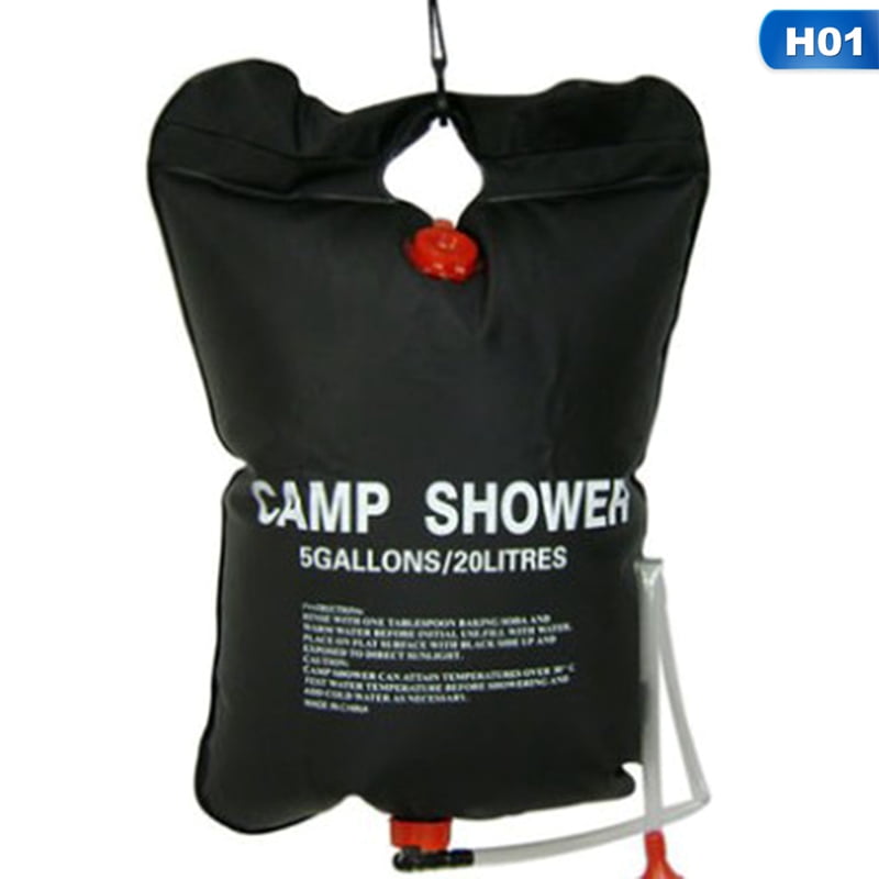 PWFE 5 Gallons/20L Outdoor Shower Bag Portable Hot Water Bath Bag with