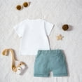 thumbnail image 4 of Tkrady Toddler Boys Clothes Cotton Short Sleeve T Shirt Set Casual Outfits, Sizes 1-3 Years, 4 of 6