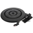 thumbnail image 1 of HAMPPLIES Small Gramophone Movement Record Player Retro Vinyl Player Black Plastic Clear Sound For Music Listeners 1Pack, 1 of 6