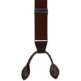 thumbnail image 4 of CTM  35mm Wide Elastic and Leather Button-End Suspenders (Men), 4 of 5
