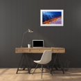 thumbnail image 3 of Chang, Phillip 24x17 White Modern Wood Framed Museum Art Print Titled - Flamingo fly over the lake, 3 of 4
