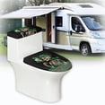 thumbnail image 6 of HELLHERO St. Patrick's Day Design Elastic Bottom Toilet Dust Cover Set with Elastic Edge, 6 of 8