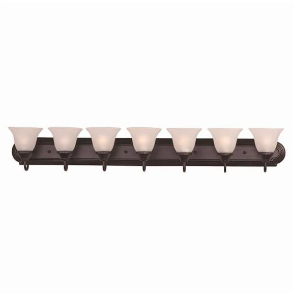 Essentials 7-Light Bathroom Vanity, Oil Rubbed Bronze