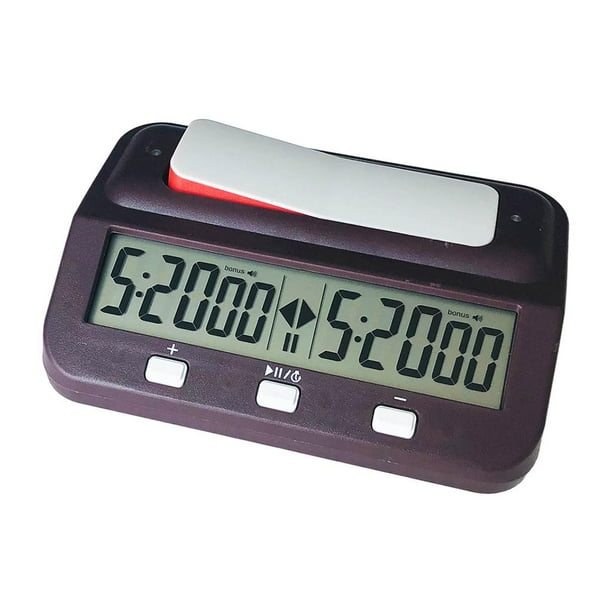Reloj de ajedrez digital Sunnimix Timer Cuenta Hacia Abajo con El Torneo Y rojo