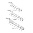 thumbnail image 7 of Visland Stainless Steel Tongs Salads Bread Ham BBQ Fillets Tools Tongs With Mesh Hole Clamp tongs Cooking Tongs, Serving Tongs, Salad, Frying, BBQ Tongs, 7 of 7