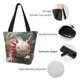 thumbnail image 4 of Fotbe Colorful Axolotl Underwater Bolsa de Playa con Estampado, Bolsa de Hombro, Bolsa de Mano Espaciosa, Bolsa de Viaje Ligera, Bolsa de Compras Versátil, 4 of 6