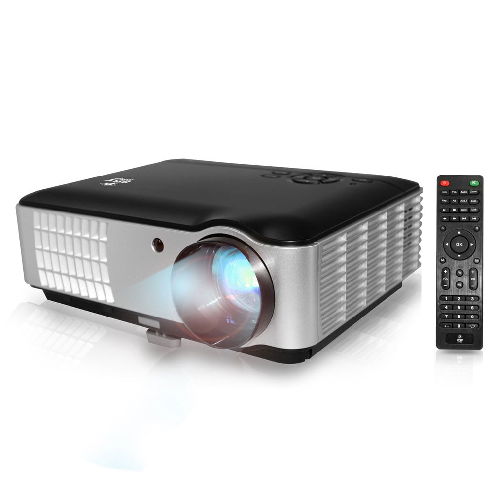 PYLE PRJLE78 HiRes Home Theater Multimedia HD Projector, 1080p