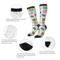 thumbnail image 6 of Balery Playing Video Games Fun Novelty Socks Men'S Women'S Crew Socks Funny Crazy Novelty Socks Quirky And Cool Socks, 6 of 9