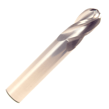 Suncoast 1/16" Ball End Mill - 4 Flute, 30 Degree, Solid Carbide, Made In USA (EDP 12567)